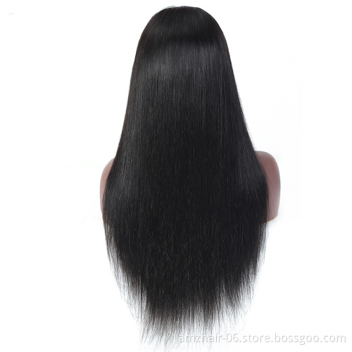 2021 Trending Style Cheap Brazilian Straight Human Hair Wig13x6 Lace Front  wigs 150%Density Hd Swiss Lace Frontal Wig For Women